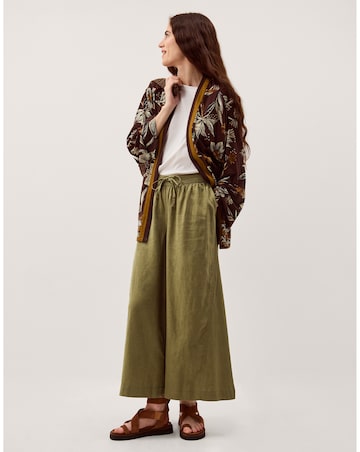 Monsoon Maisie Crop Wide Leg Trousers