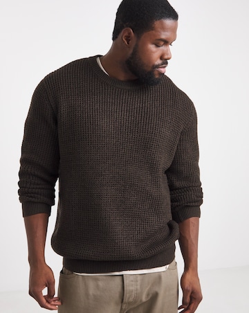 Jack & Jones Global Knitted Jumper - Brown