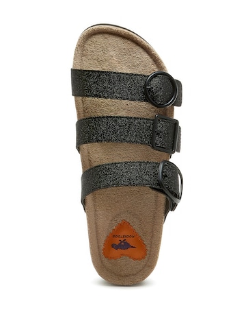 Rocket Dog Astor Glenn Glitter 3 Strap Buckle Sandal