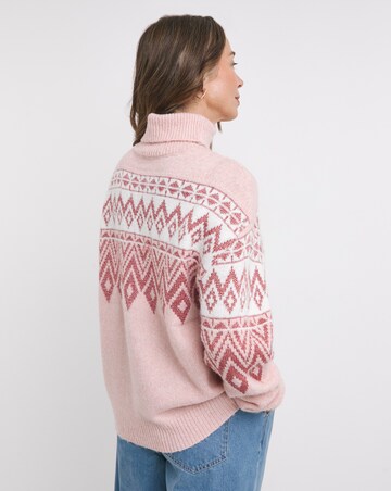 Pink Fairisle Jumper