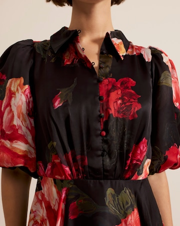 Phase Eight Cilla Floral Shirt Midi Dress