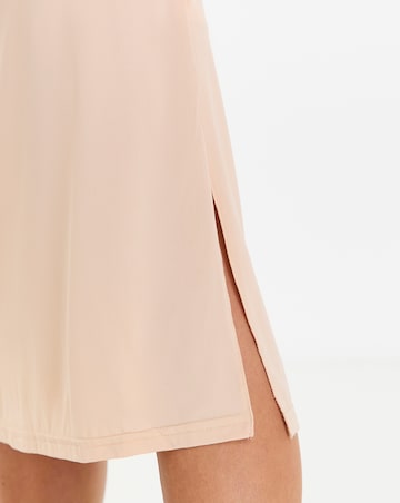 Pretty Secrets 2 Pack Half Slips Length 27in - Black/Almond