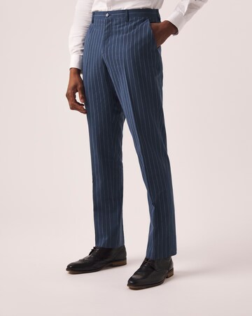Joe Browns Striped Cotton Linen Suit Trousers