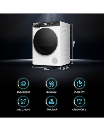 Hisense 5S Series DH5S102BW 10Kg Heat Pump Tumble Dryer - White