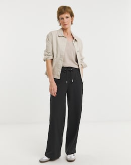 Black Wide Leg Jogger