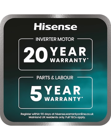 Hisense KitchenFit 5i Series WF5I1245BWR 12kg Washing Machine - White