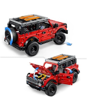 LEGO Technic Ford Bronco SUV Model Car Kit, STEM Building Set 42213