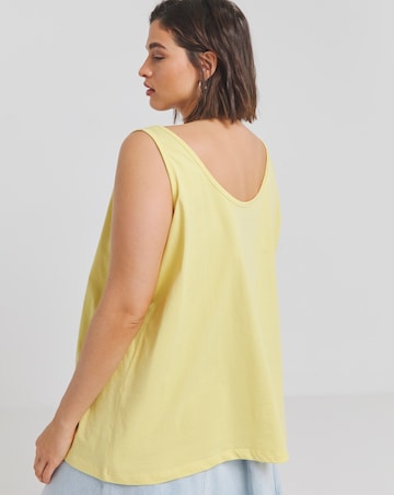 Simply Be Yellow Longline Slouchy Vest