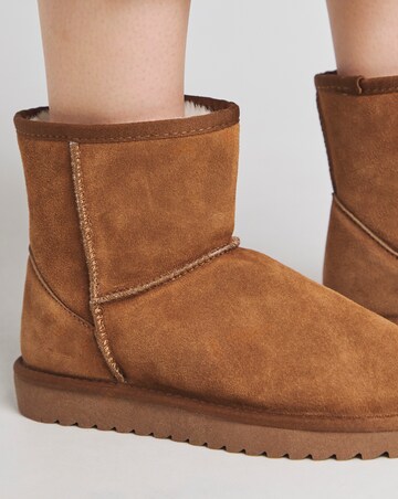 Sia Suede Warm Lined Snug Boots Extra Wide EEE Fit