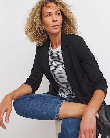 Black Ponte Edge to Edge Blazer