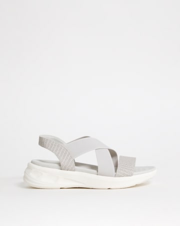Cushion Walk Elasticated Sandal EEE Fit