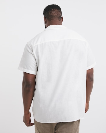 Jack & Jones Breeze Resort Linen Shirt - White