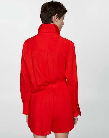 Mango Celestia Stripe Shorts