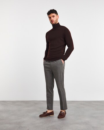 Tapered Check Smart Jogger Trouser