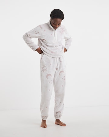 Chelsea Peers Celestial Fleece Zip Up Lounge Set