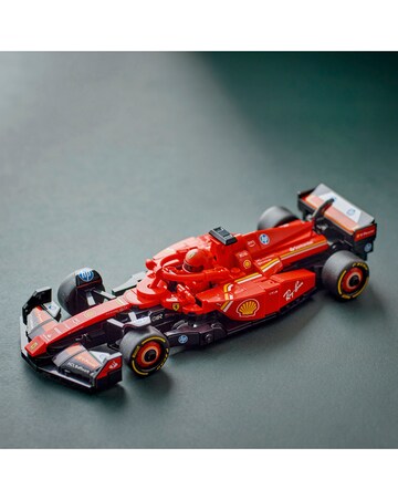 LEGO Speed Champions Ferrari SF-24 F1 Race Car Toy Vehicle and Driver Set 77242