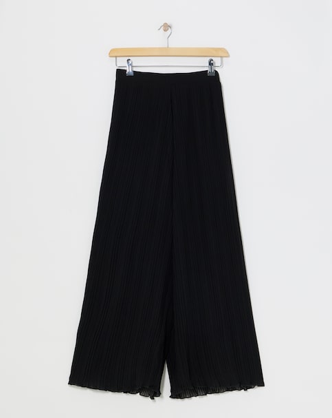 Joanna Hope Pleated Palazzo Chiffon Trouser