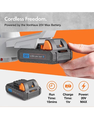 VonHaus - 20v MAX Li-ion Cordless Blower
