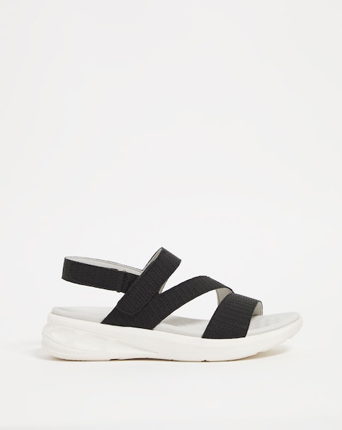 Cushion Walk Touch & Close Strappy Sandal EEE Fit