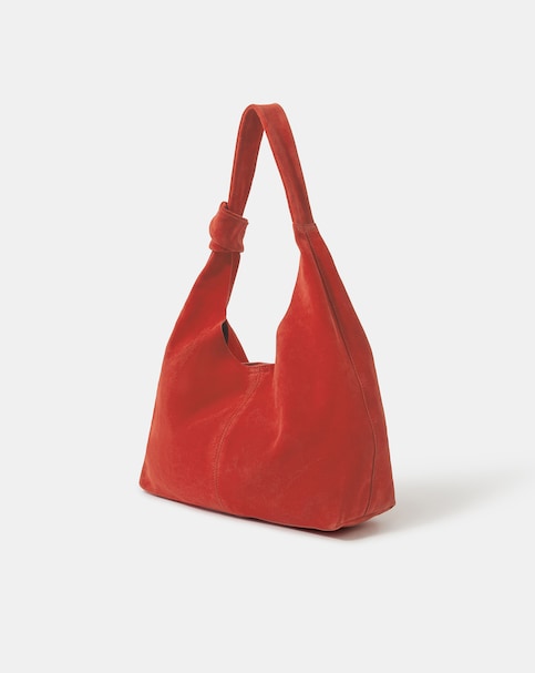Accessorize Knot Leather Shoulder Bag