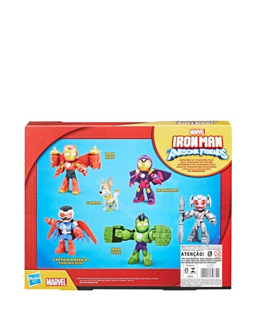 Marvel Iron Man and his Awesome Friends Armored-Up Avengers Pack Action Figures