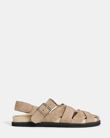 Seattle Fisherman Style Mules With Slingback - Wide Fit (E)