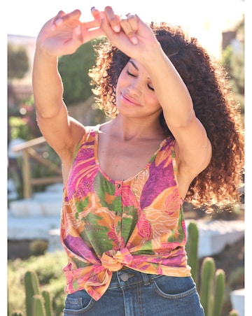 FatFace Flora Tropical Floral Vest