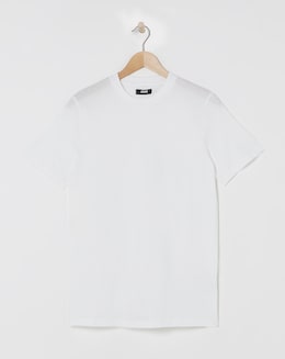 Supima  Crew Neck T-Shirt- White