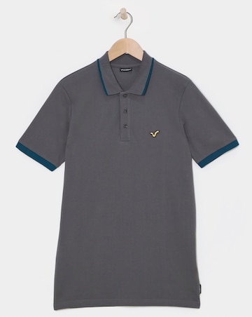 Voi Contrast Collar Polo Long Length