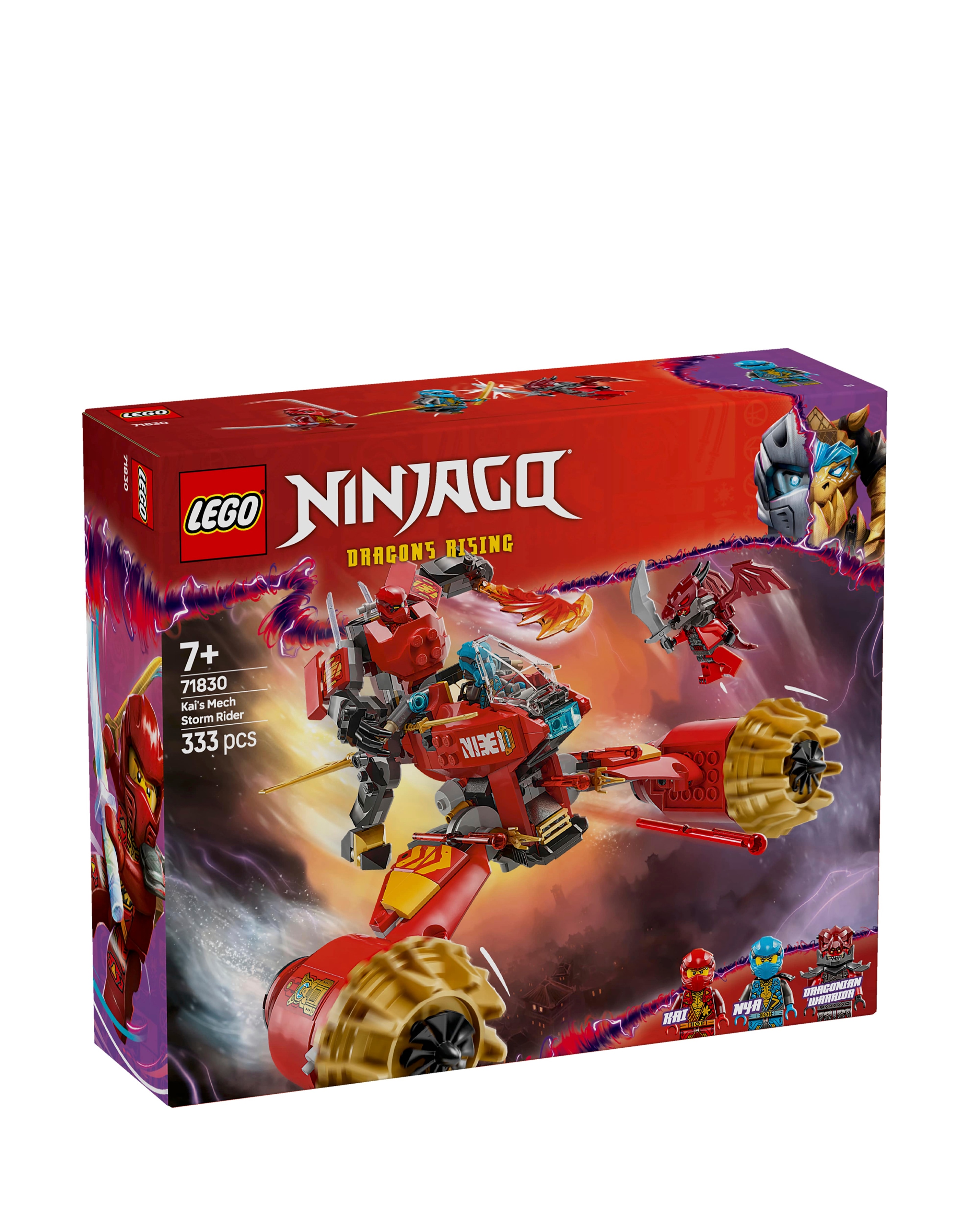 LEGO NINJAGO Kai's Mech Storm Rider Combo Ninja Toy Building Kit