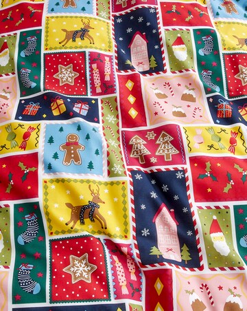 Festive Patchwork Duvet Cover Set