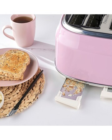 Salter Retro 4 Slice Pink Toaster