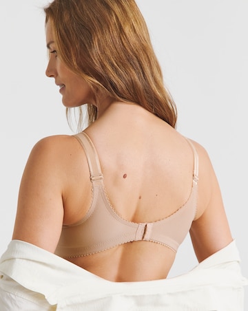 Miss Mary of Sweden Cotton Dots Non Wired Bra Skintone