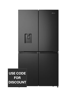 Hisense RQ758N4SWFE American Fridge Freezer- E Rated 179 CM
