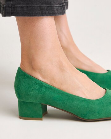 Orlia Block Heel Court Shoe - Extra Wide Fit (EEE)