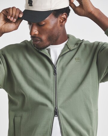 Union Full Zip Hoodie-Khaki