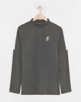 Gym King Core Plus Poly Funnel 1/4 Zip Top