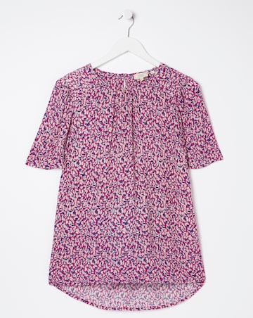 FatFace Lyndy Textured Animal Blouse