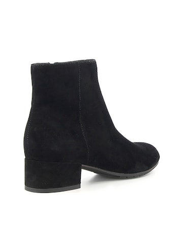Dune Pippie Low Heel Suede Ankle Boots Wide Fit