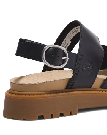 Timberland Clairemont Black Full Grain Sandals