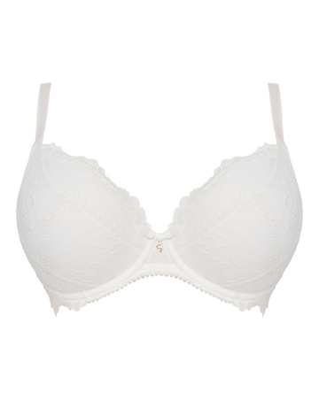 Gossard Superboost Lace Padded Plunge Bra White