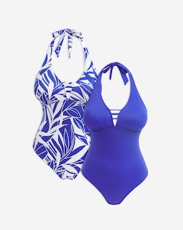 Value 2 Pack Halterneck Swimsuits