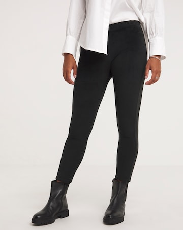 Black Super Soft Velour Leggings