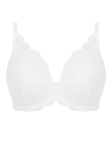 Pretty Secrets New Ella Full Cup Wired Bra (C-J) White