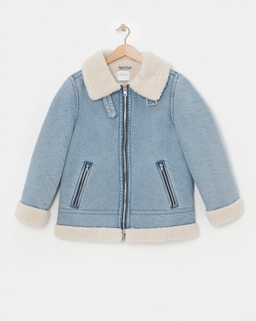 Denim Shearling Jacket
