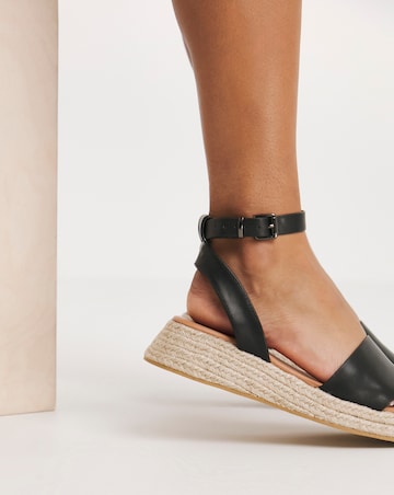 Orla Low Espadrille Wedge Sandals Extra Wide EEE Fit