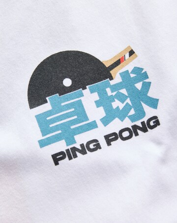 Jack & Jones Ping Pong Back Graphic T-Shirt - White