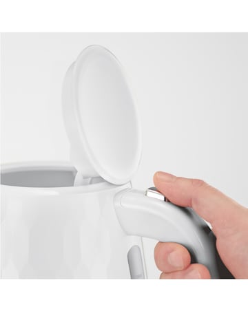 Russell Hobbs 26050 Textured Honeycomb White Kettle