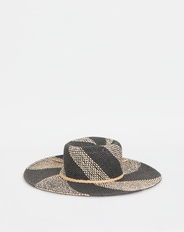 Mono Swirl Sun Hat