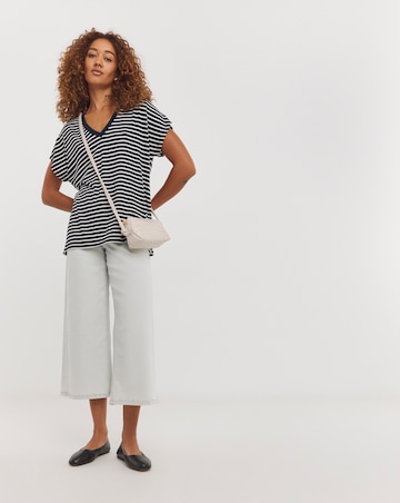 Stripe V-Neck T-Shirt